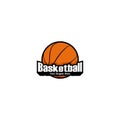 Basketball logo design vector graphics Royalty Free Stock Photo