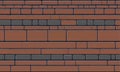 Brown-black brick wall vector illustration background Royalty Free Stock Photo