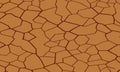 Dry soil brown surface cracked ground texture background Royalty Free Stock Photo