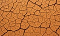 Dry soil orange surface cracked ground texture background. orange dry soil detail vector Royalty Free Stock Photo