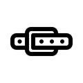 Belt Outline Style Icon