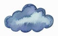 Cloud watercolor art and illustration Generative AI Royalty Free Stock Photo
