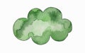Cloud watercolor art and illustration Generative AI Royalty Free Stock Photo
