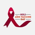 World AIDS Vaccine Day Design Royalty Free Stock Photo