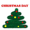 Christmas Day - Colourful Vector Art & Illustration Royalty Free Stock Photo