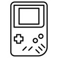 Gameboy Icon Illustration Royalty Free Stock Photo