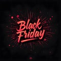 A beautiful Black Friday, clean black graphite texture. Royalty Free Stock Photo