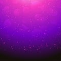 Abstract pink purple background with magic bokeh, Dark Purple vector blurred background with glow Royalty Free Stock Photo