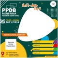 the twibbonize template for accepting new students in Indonesian is called PPDB.