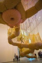 Art installation made of Ernesto Neto in Bilbao Royalty Free Stock Photo