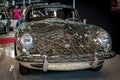 Art installation `Mirror car` based on Porsche 356 by artist Gustav Troger Mirrorman. Royalty Free Stock Photo