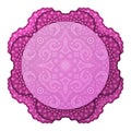 Art with isolated purple vintage single pattern