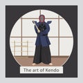 The art of kendo Royalty Free Stock Photo