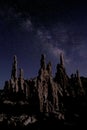 Art Landscape Image of the Tufas of Mono Lake Royalty Free Stock Photo