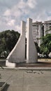 Art in Luis de Camoes square Rio de Janeiro Brazil