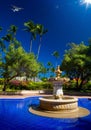 Art Luxury tropical hotel resort Royalty Free Stock Photo