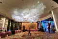 Art Macao GalaxyArt Gallery Macau Galaxy Hotel Resort Interior Design Organic Lighting Fixture Swarovski Crystals Lights Ceiling Royalty Free Stock Photo