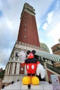 2023 Art Macao Venetian Resort Hotel Inflatable Lobster Mickey Mouse Sculpture Disney 100th Anniversary