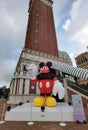 2023 Art Macao Venetian Resort Hotel Inflatable Lobster Mickey Mouse Sculpture Disney 100th Anniversary