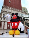 2023 Art Macao Venetian Resort Hotel Inflatable Lobster Mickey Mouse Sculpture Disney 100th Anniversary