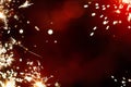 Art magic Christmas firework light background