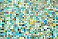 Art mosaic glass or seamless glass mosaic on the wall, glass mosaic background. Royalty Free Stock Photo