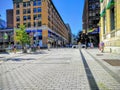 Art Museum Artwork Building View Sidewalk Summer Street