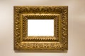 Art Museum Frame Vintage Ornate Painting Picture Blank Clipping