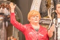 Angela Merkel, famous Statuette in Napes