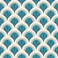 Art nouveau abstract geometric background. Decorative seamless pattern. Royalty Free Stock Photo