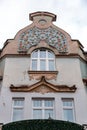 Art nouveau architectural detail from the streets in Sarajevo Royalty Free Stock Photo