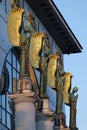 Art Nouveau Church by Otto Wagner in Steinhof in Vienna Austria Europe Close-Up Royalty Free Stock Photo