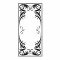 Art Nouveau Decorative Border And Frame Vector - Gothic Atmosphere Design