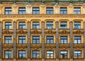 Art nouveau district in Riga, Latvia Royalty Free Stock Photo