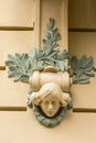 Art nouveau facade detail after renovation