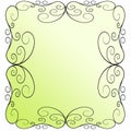 Art nouveau frame