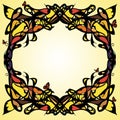 Art nouveau frame