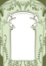 Art nouveau frame.