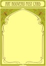 Art Nouveau Frame with space for text