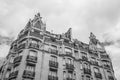 Art Nouveau And Haussmannian Architecture in Paris Royalty Free Stock Photo