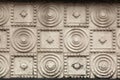 Art Nouveau pattern in Hradec Kralove, Czech Republic. Royalty Free Stock Photo