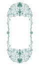 Art nouveau picture frame Royalty Free Stock Photo