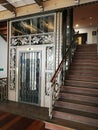 Art Nouveau Style Europe Belgium Brussels Musical Instruments Museum Vintage Antique Elevator Escalator Lift