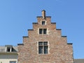 Art Nouveau Walking Tour Stylish Decorative European Window Frame Belgium Brussels Steps Rooftop Royalty Free Stock Photo