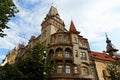 Historic building on Parizska street in Prague, Czech Republic