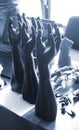 Art Object human hands printed 3D printer. Model prototype of human hand printed Royalty Free Stock Photo