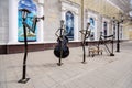 Art-object Orchestra of street lamps