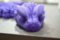 Art object printed on 3D printer. Model printed on 3D printer. 3D printed object Royalty Free Stock Photo