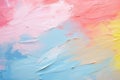 Art oil and acrylic smear blot canvas painting wall. Abstract texture pink, blue, white color stain Royalty Free Stock Photo