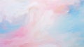 Art oil and acrylic smear blot canvas painting wall. Abstract texture pink, blue, white color stain Royalty Free Stock Photo